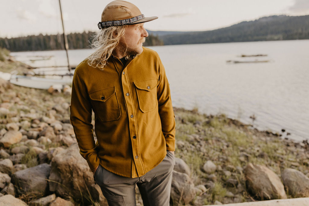 Men's Superior Wool Shirt - Howl Goods 100% Wool Shirt