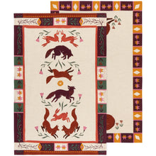 Danica Studio - linen dish towel set of two Folktale fox