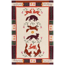 Danica Studio - linen dish towel set of two Folktale fox
