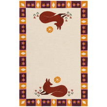 Danica Studio - linen dish towel set of two Folktale fox