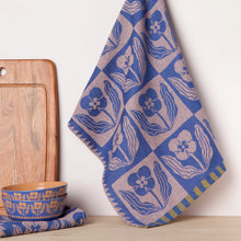 Danica Studios - Cotton dish towels blue flower