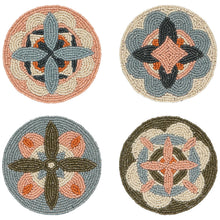 Danica Studio-Beaded Coaster Set of Four-disco