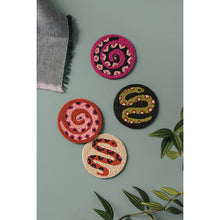 Danica Studio-Beaded Coaster Set of four - Serpent Gardenland