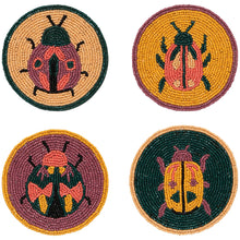 Danica set of four coasters - Beatle amulet