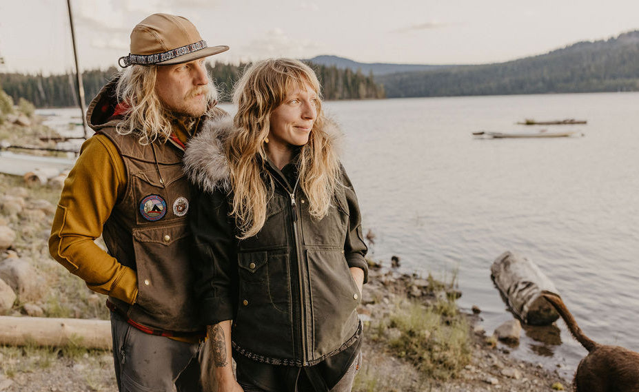 Custom Two Pan Vest - Howl Attire Custom Waxed Canvas Vest – Howl